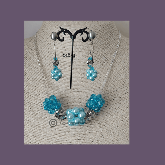 Love in the Mist Necklace and Earring Set