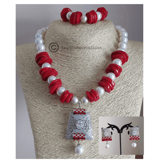 Roses Necklace, Bracelet and Earring Set