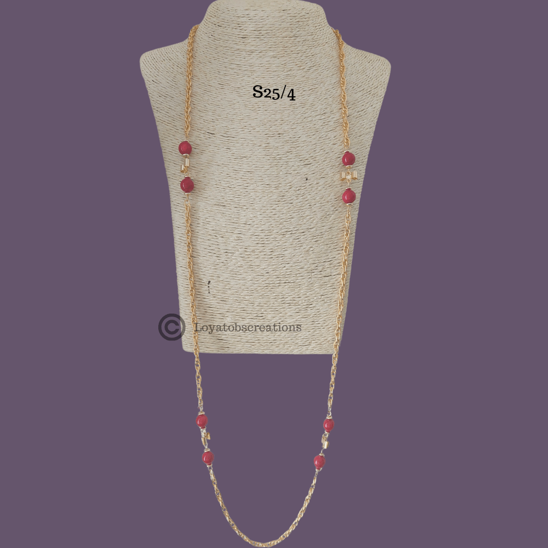 Scarlet Long Necklace