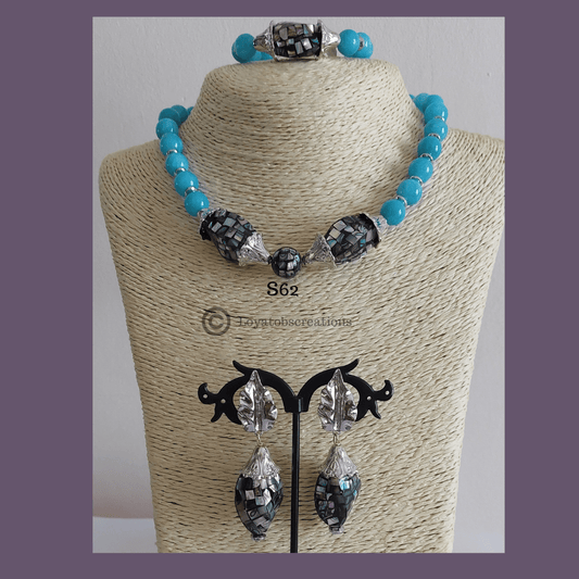 Midnight Jazz Necklace and Earring Set