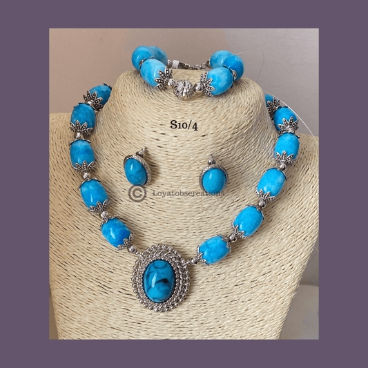 Sweet Pea Necklace, Bracelet and Earring Set
