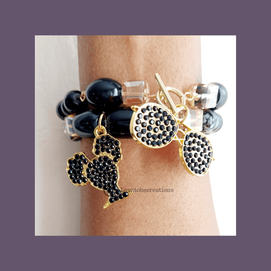 Fashion Girl Charm Bracelet Set