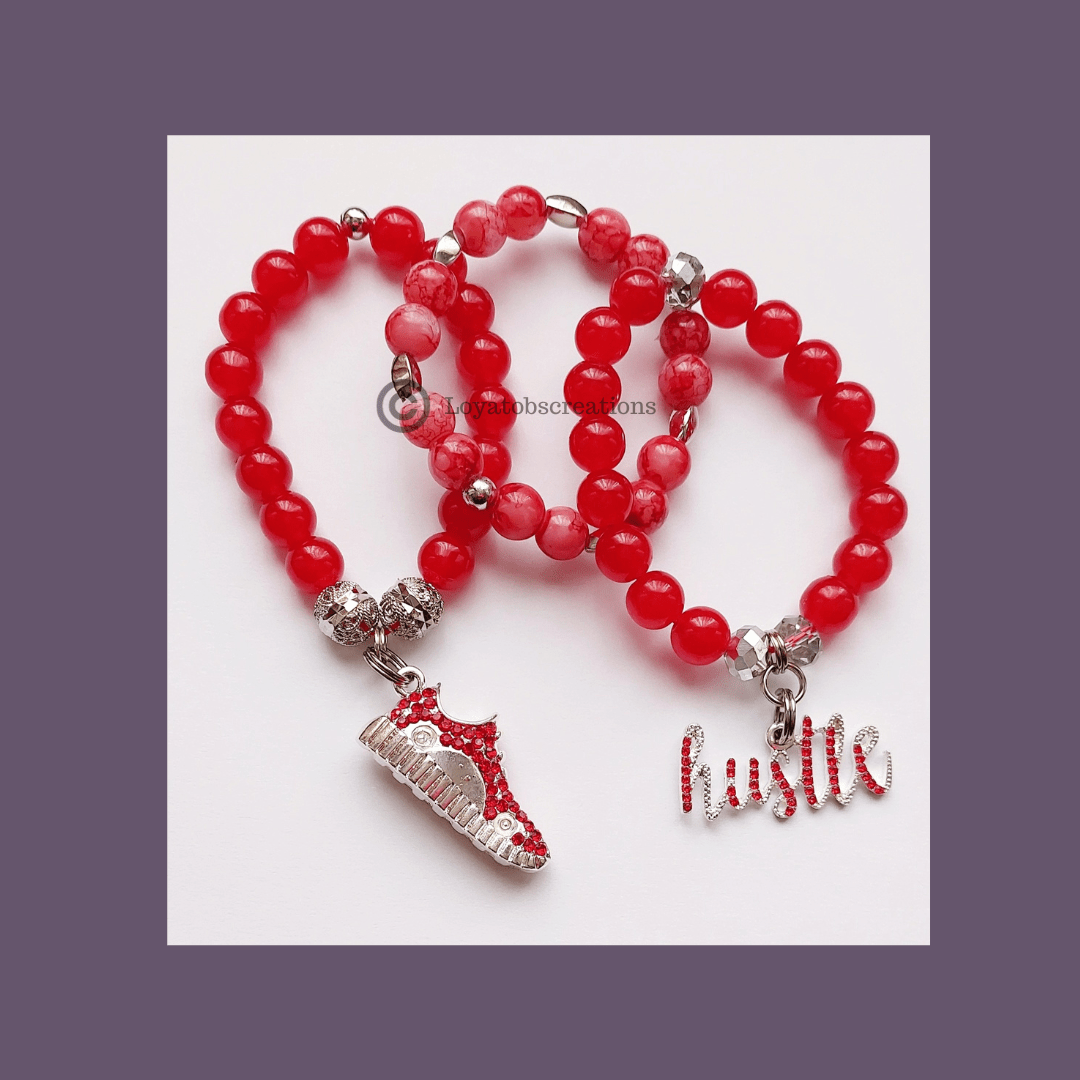 Hustle Charm Bracelet Set