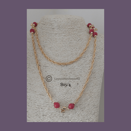 Scarlet Long Necklace