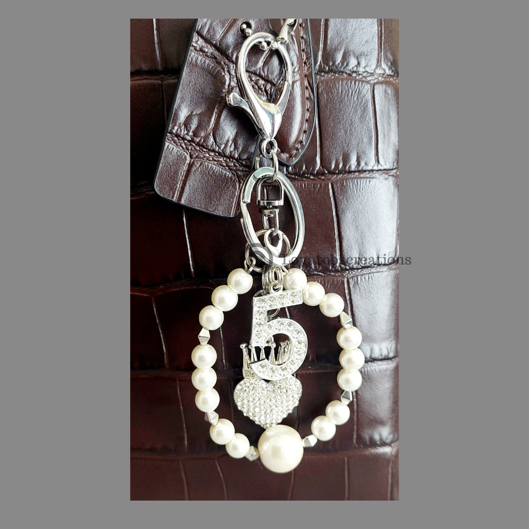 Queen of Hearts Bag Charm