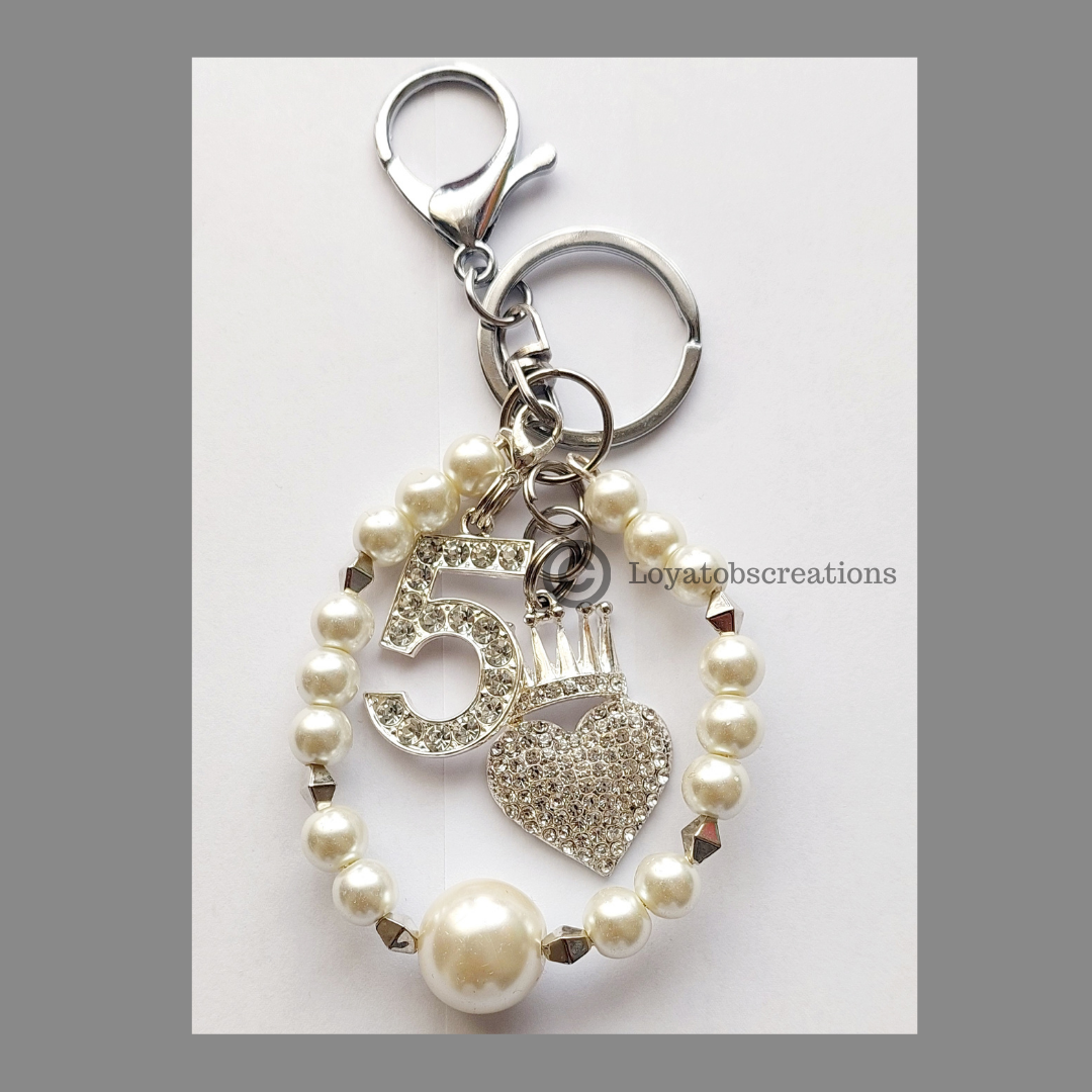 Queen of Hearts Bag Charm