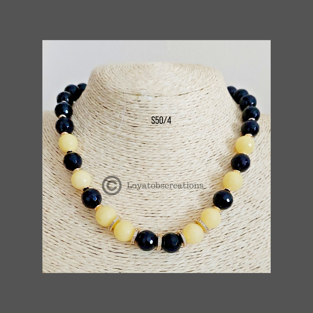 Black-Eyed Susan Necklace, Bracelet and Earring Set