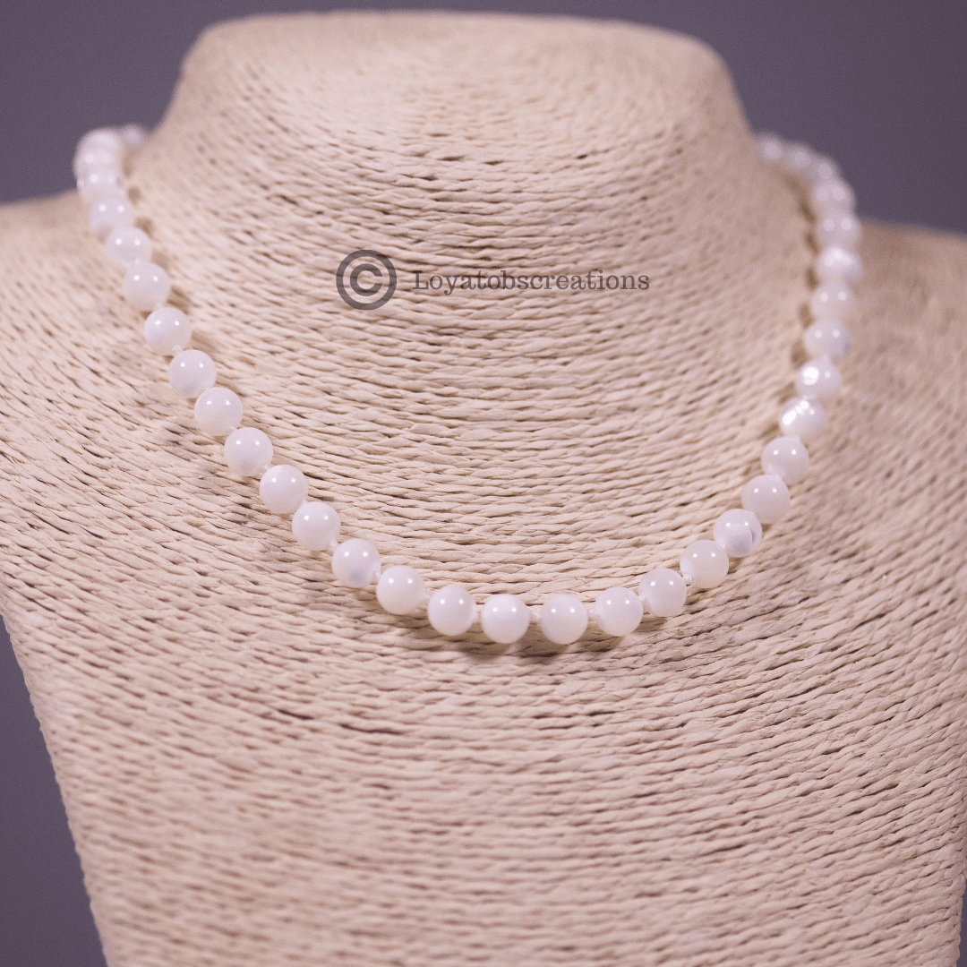 Mother of Pearl Classic Bead Necklace