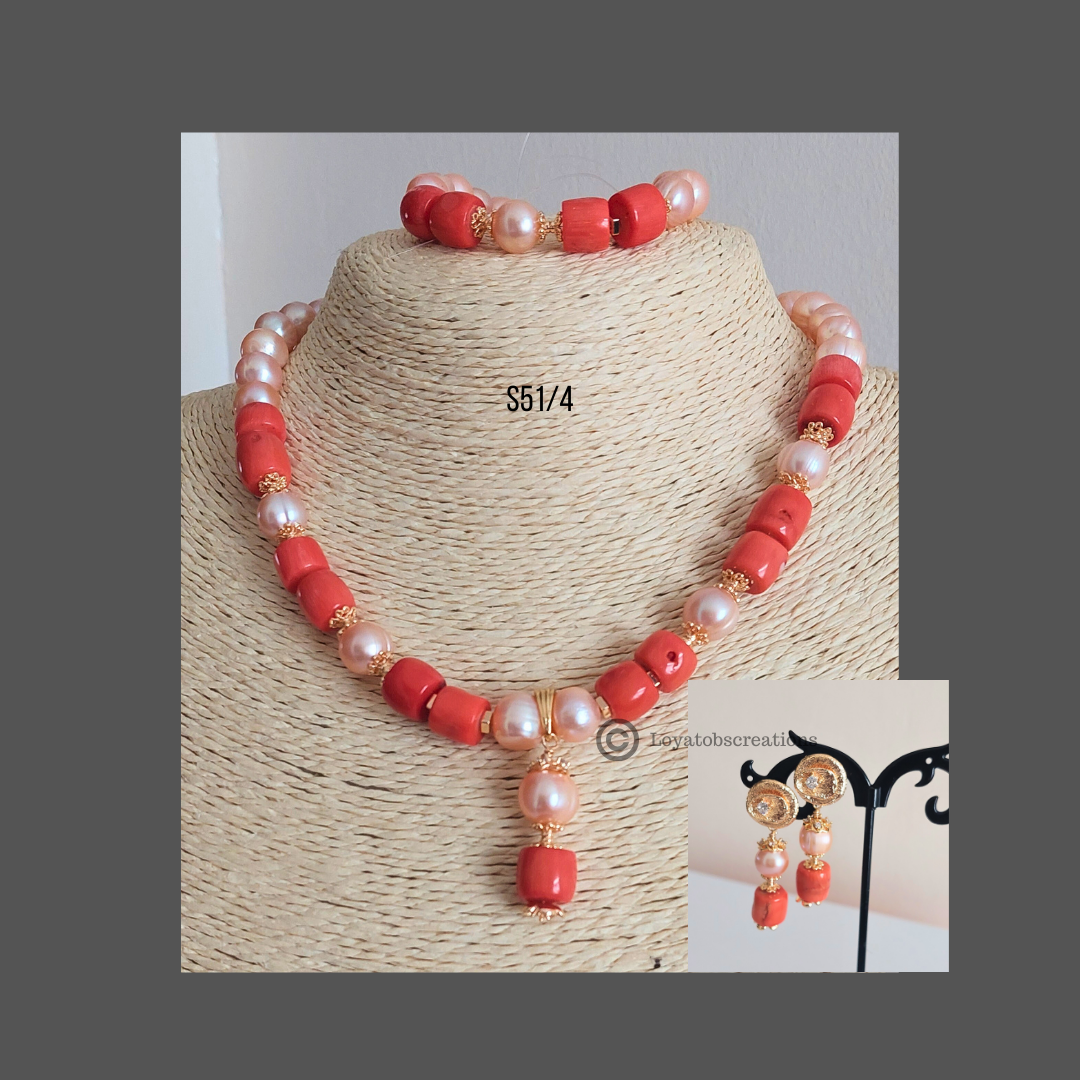 Frangipani Necklace, Bracelet and Earring Set