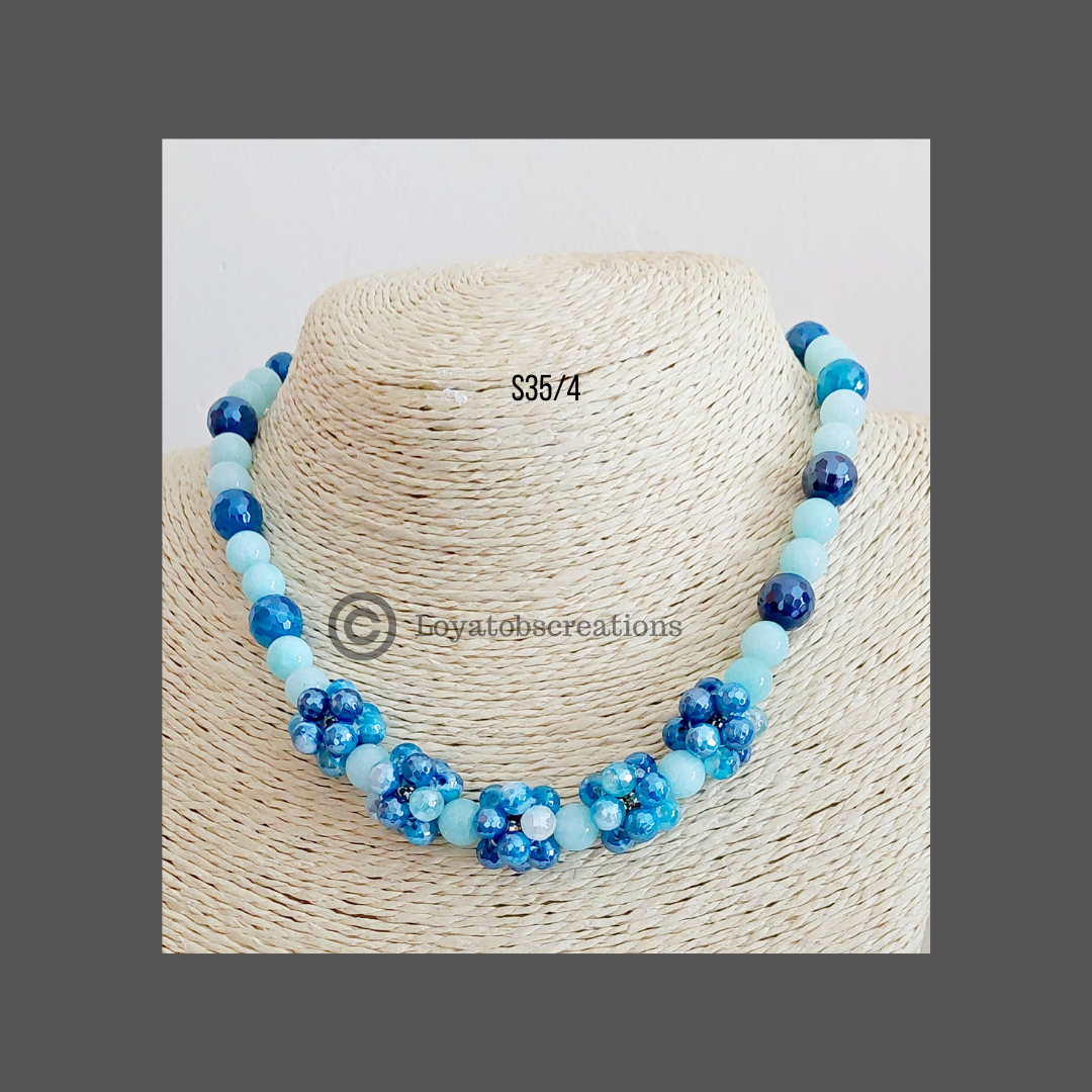 Morning Glory Necklace and Earring Set
