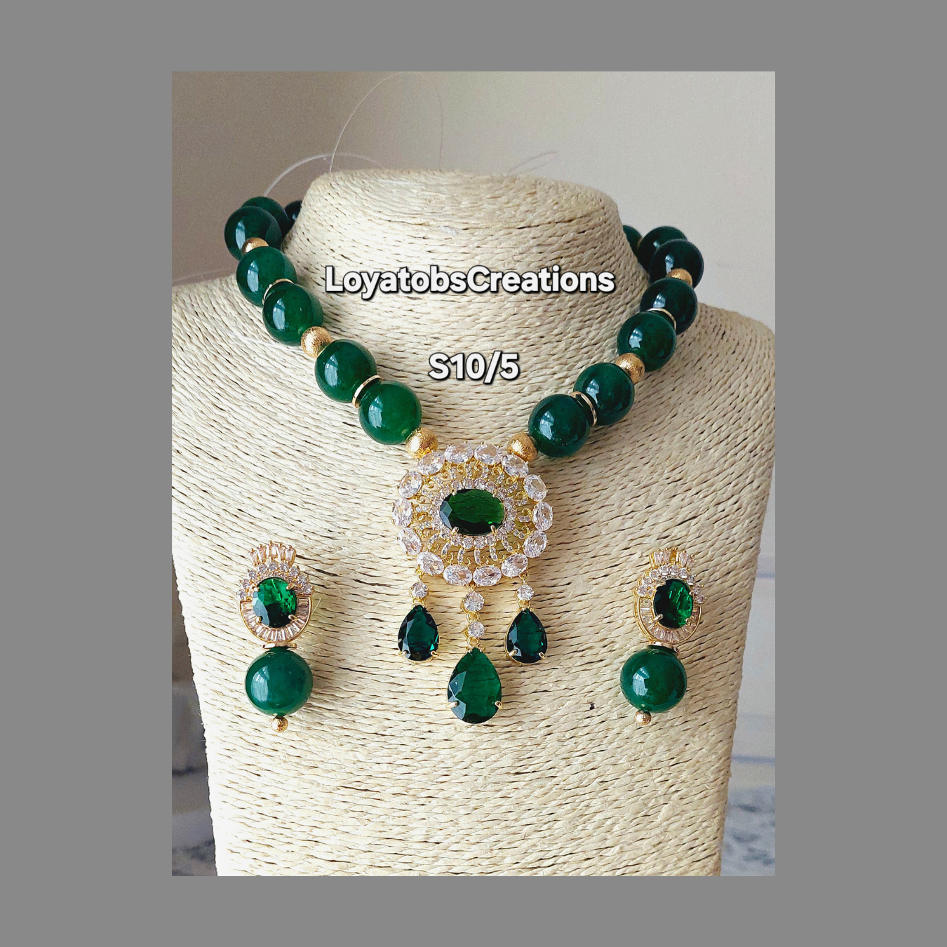 Esmerelda Necklace and Earring Set