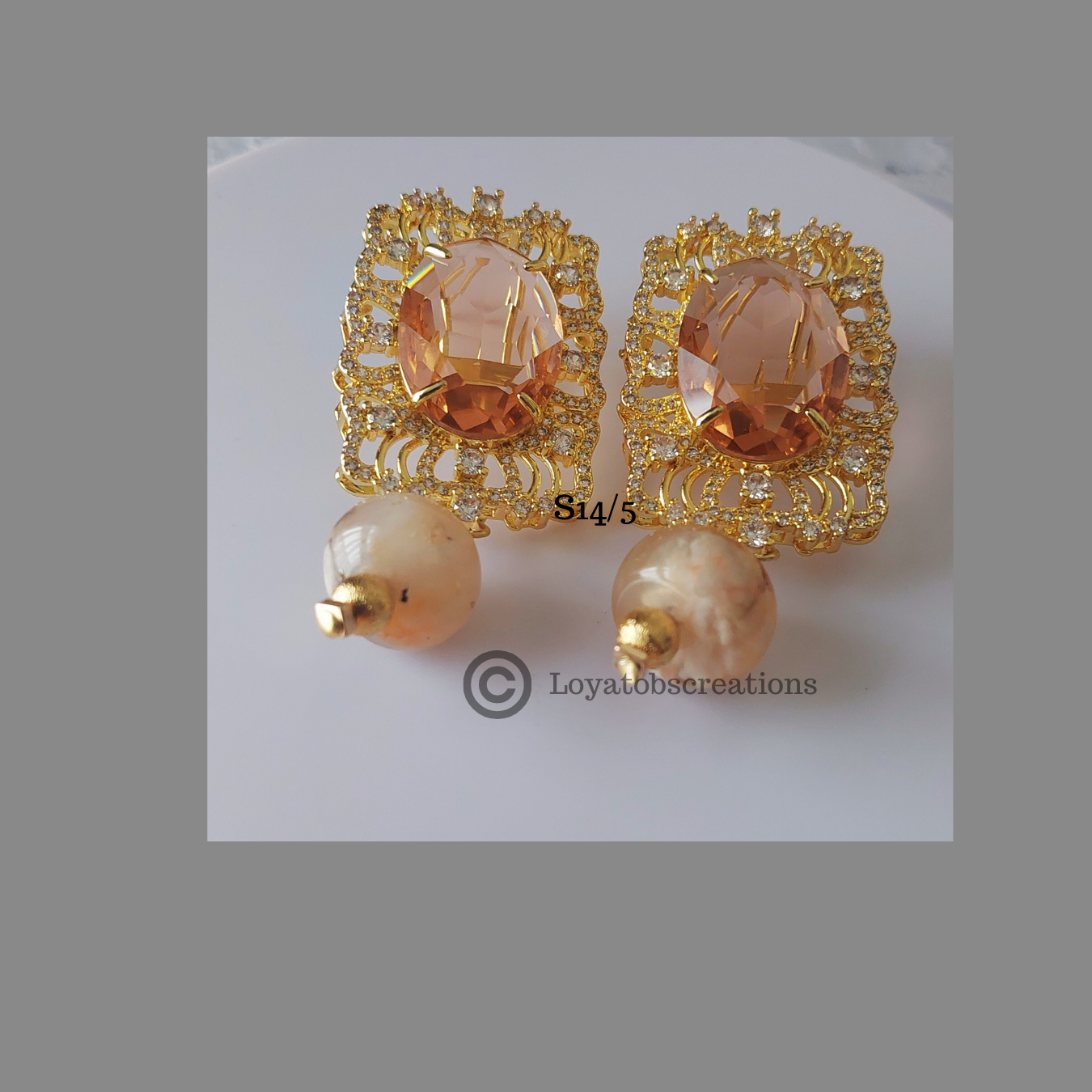 Angel Amber Kiss Necklace and Earring Set