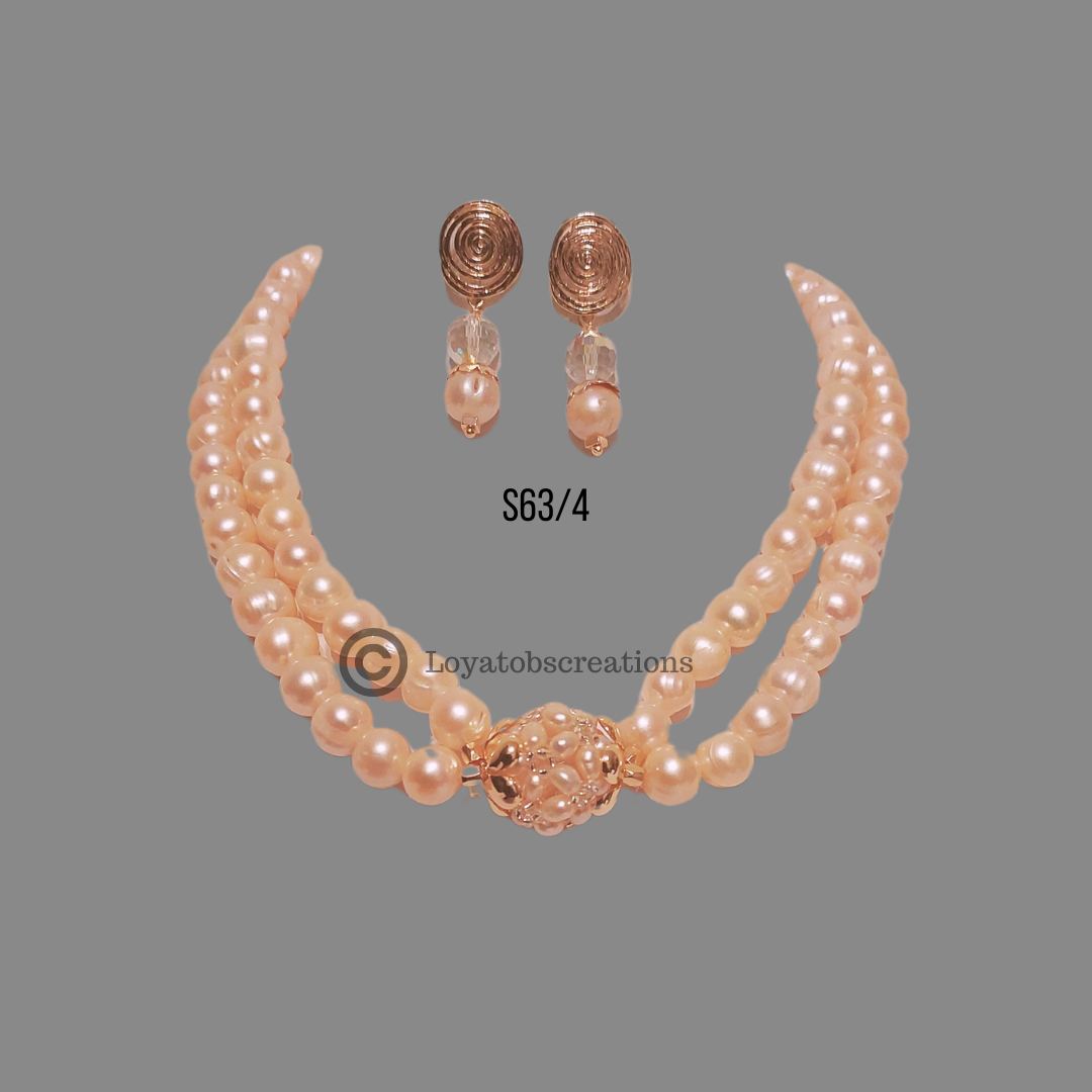 Pink Delight Necklace and Earring Set