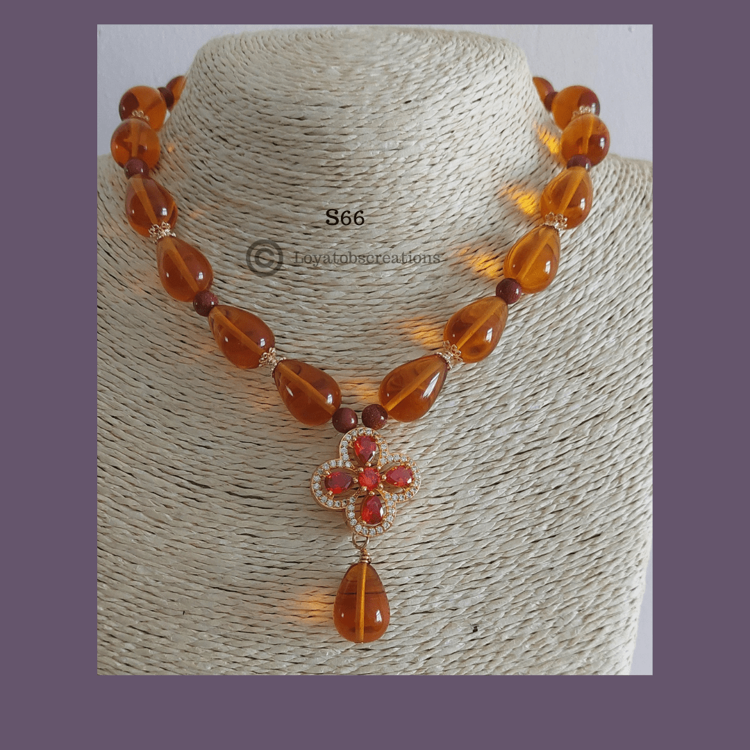 Torch Ginger Necklace, Bracelet and Earring Set